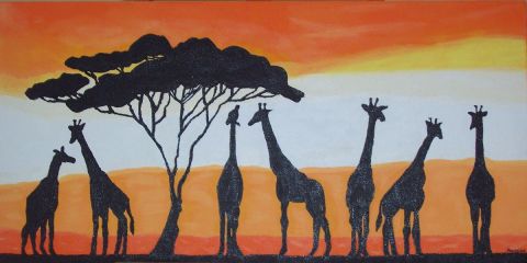 Girafes noires